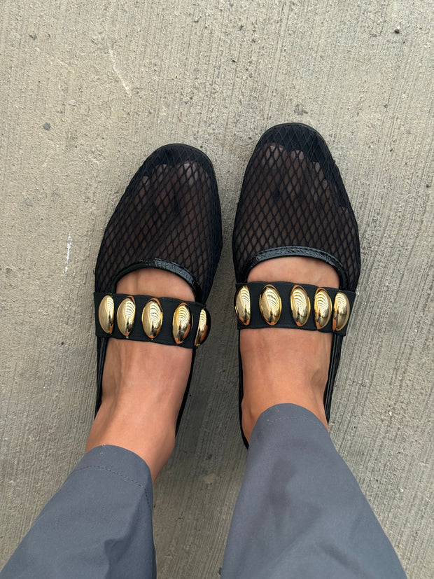 Roby Flats Gold Black con Pulsera