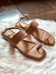 Borel Nude Sandals