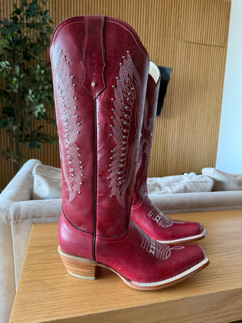 Texas Eagle Boots de Piel Roja
