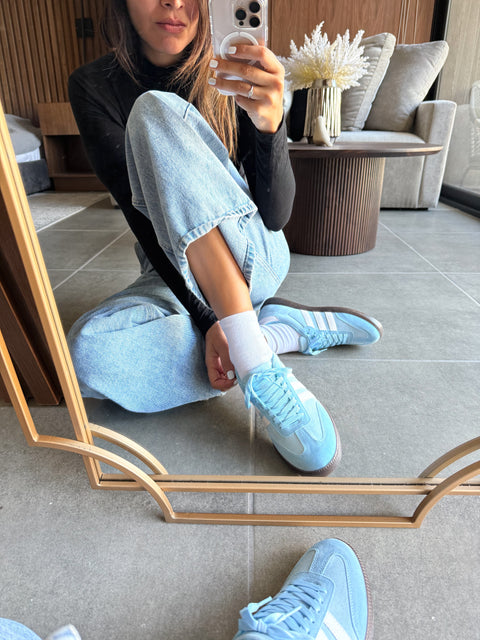 Sporty Blue Sky Sneakers