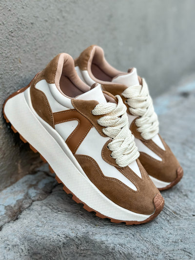 Valkiria Nude & Latte Sneakers