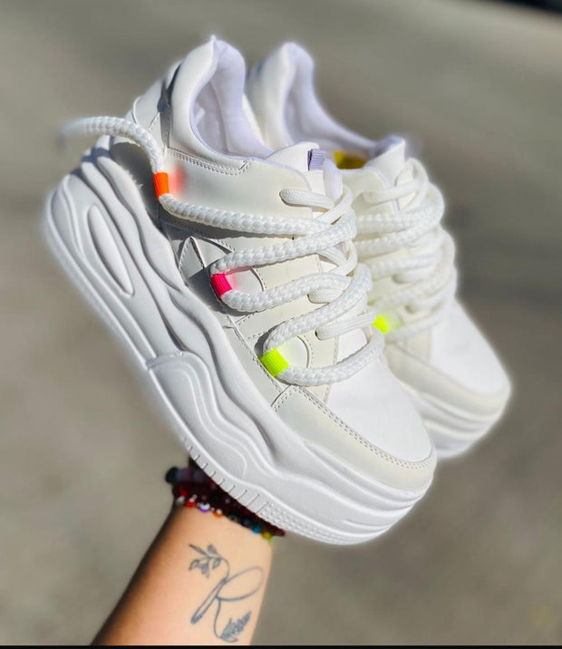 Candy White Sneakers
