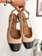 Snow Paris Black Tip Flats