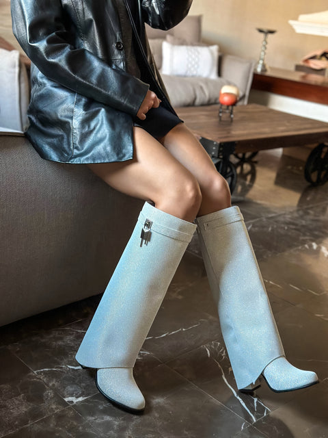 Stellar Luxe White Boots