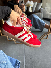 Sporty Red Sneakers