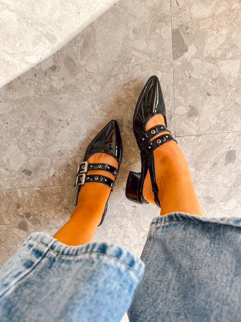 Mia Heels Rocket Pulsera Tacón mini Negro