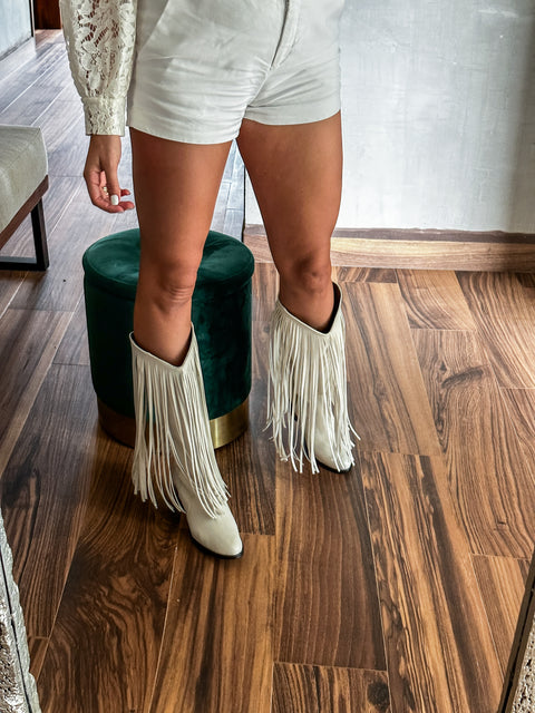 Texas Fringe Ice Boots