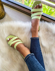 Malibu Soft Colors Lime Sandals