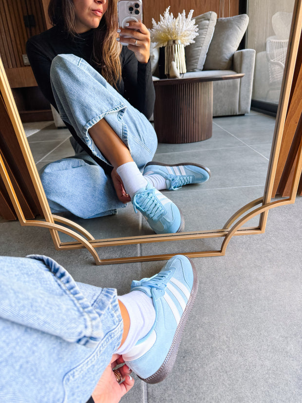 Sporty Blue Sky Sneakers