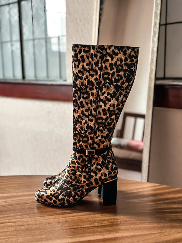 Leopard Luxe High Boots