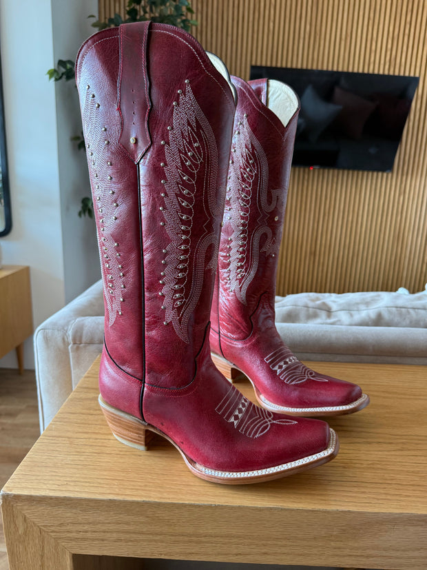 Texas Eagle Boots de Piel Roja