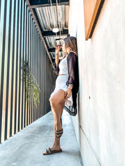 Aloha Comfy Black Gold Sandals