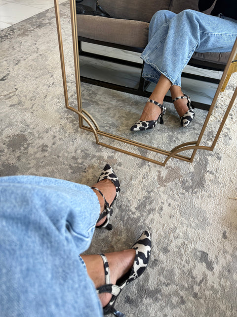 Slingback Cow Heels