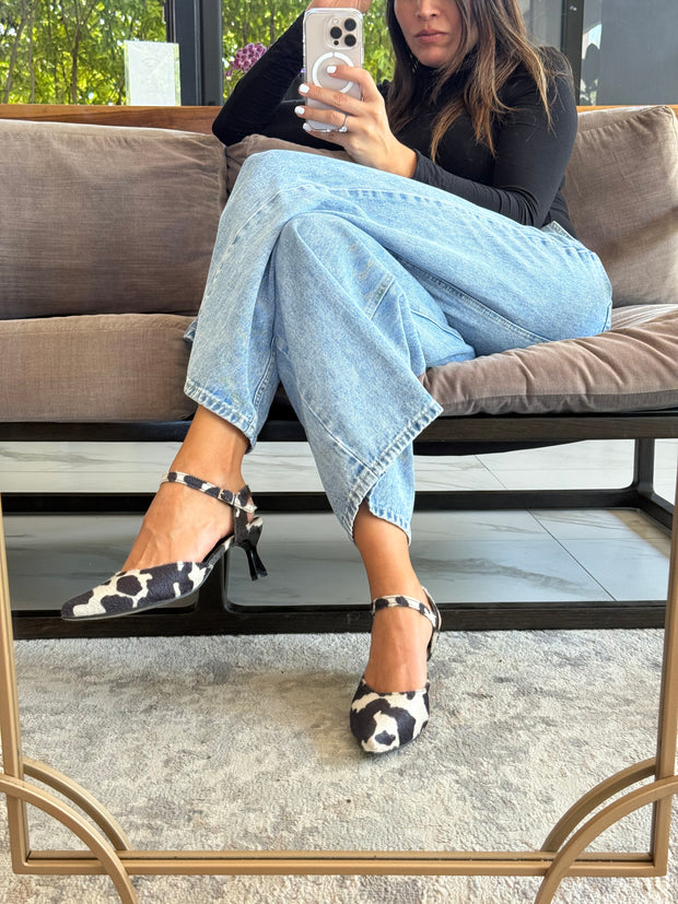Slingback Cow Heels