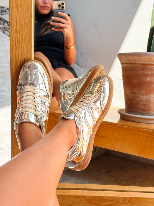 Silver Sneakers Franjas Tejidas
