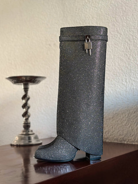 Stellar Luxe Silver Boots