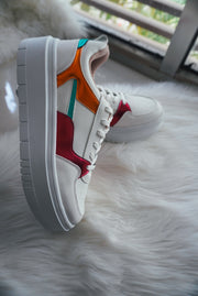 New Dakota White & Colors Sneakers