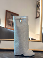 Stellar Luxe White Boots