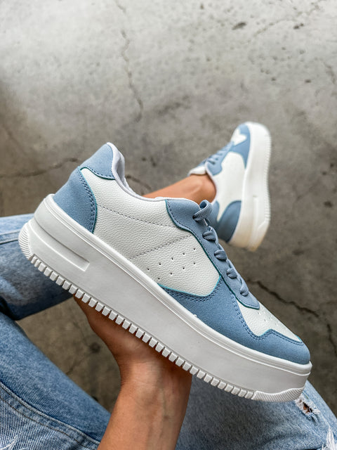 Japan Soft Blue Sneakers