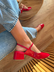 Laurent Tacón mini Rojo