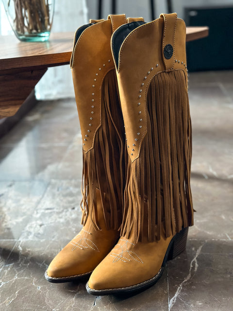 Inna Flecos Mostaza Boots