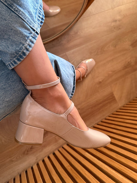 Helena Nude Tacón Mini