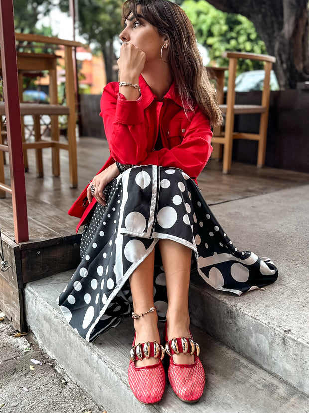 Roby Flats Gold Red con Pulsera