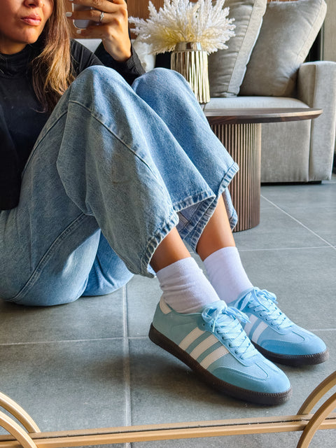 Sporty Blue Sky Sneakers