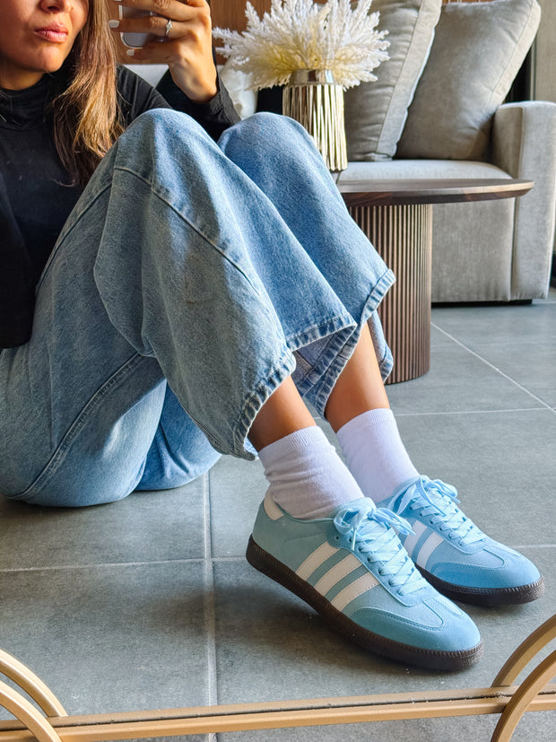 Sporty Blue Sky Sneakers