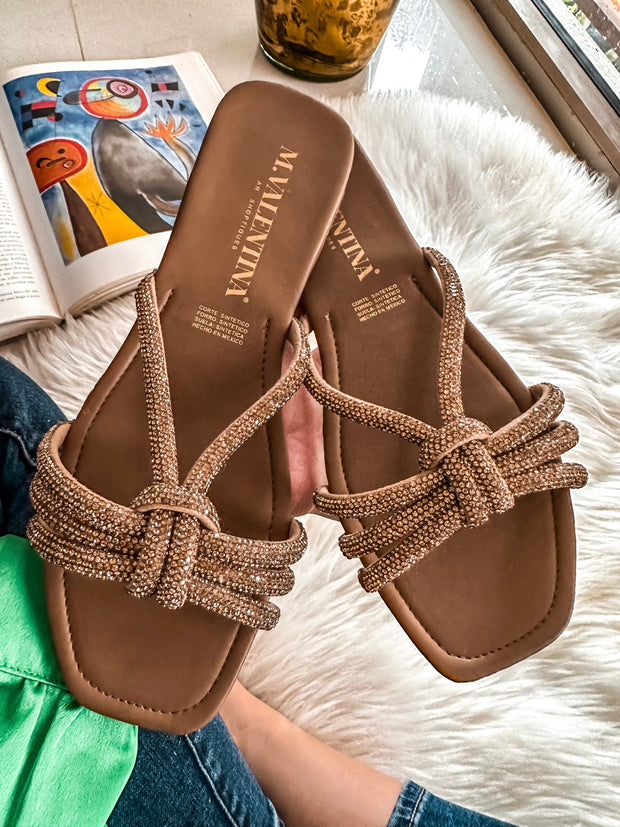 Fany Shiny Gold Sandals