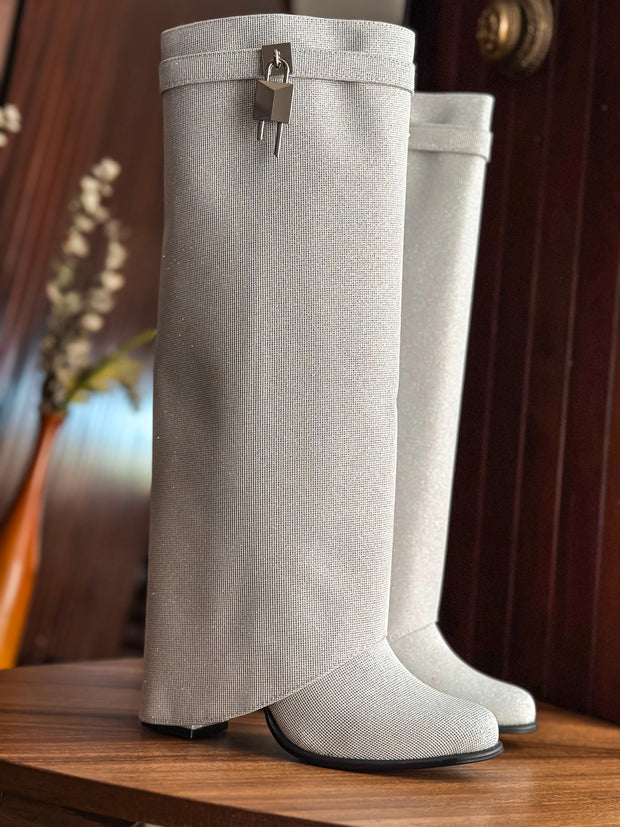 Stellar Luxe White Boots