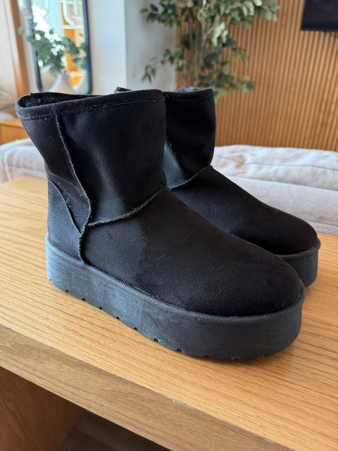 Alaska Negro lisas Boots