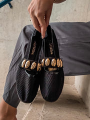 Roby Flats Gold Black con Pulsera