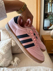 Sporty Cotton Stripes Blue Sneakers