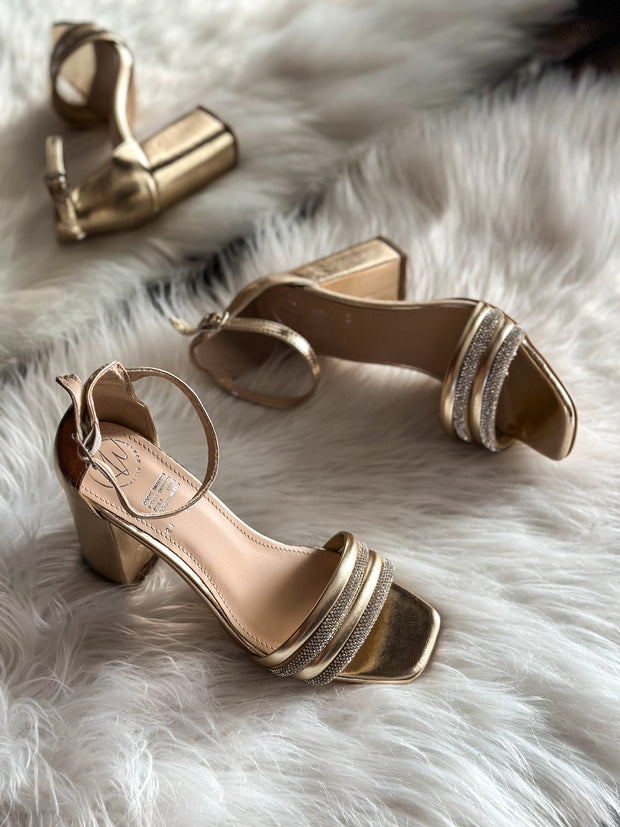 Ivy Gold Heels