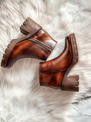 Tucson Zipper Brown Boots