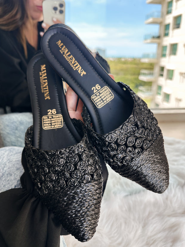 Creta mules Black