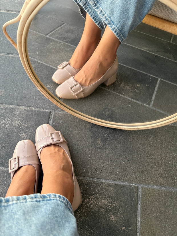 Abba mini Tacón Nude