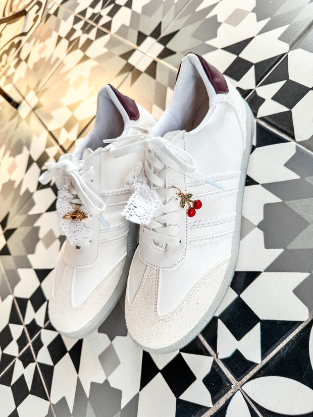 Zebra Litte Cherry Charms Sneakers