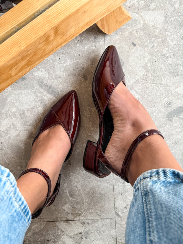 Mia Heels Puntal Tacón mini Vino
