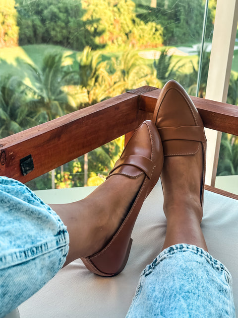 Gia Flats Brown Spain