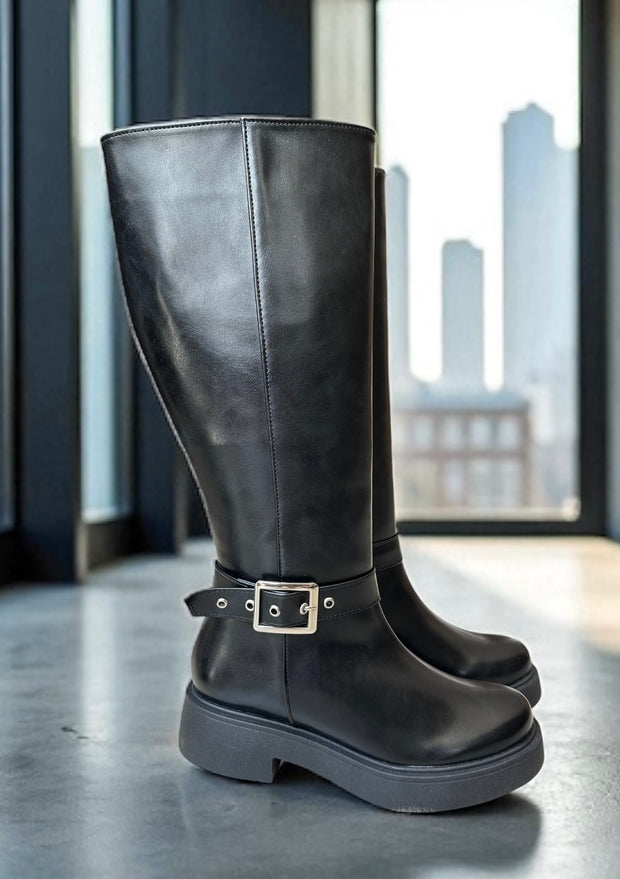 Urban Bold Black Boots