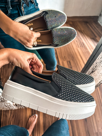 Creed Shine Black Sneakers