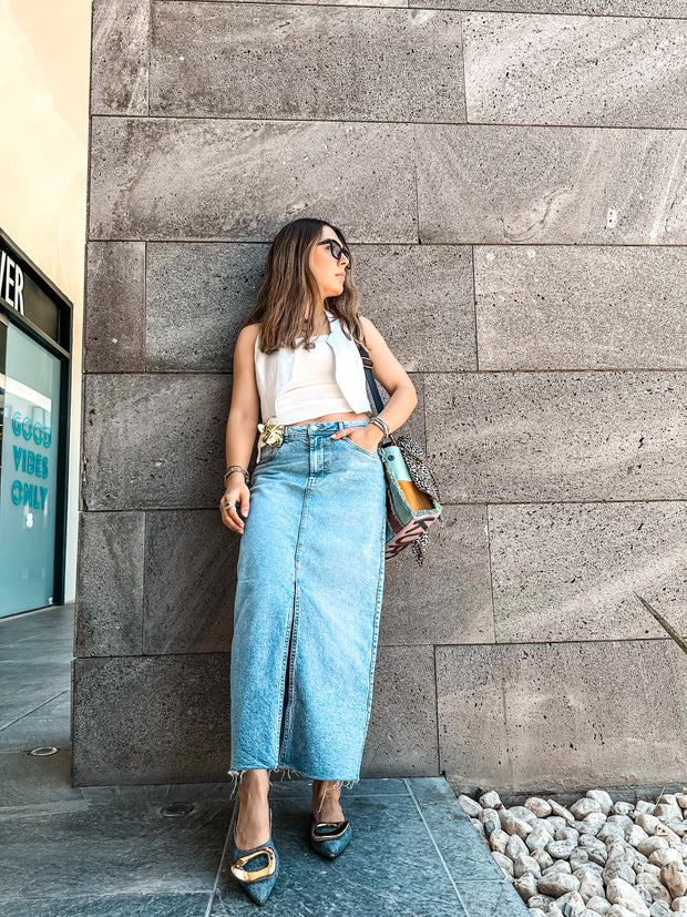 Lisboa Jean Slingback Flats