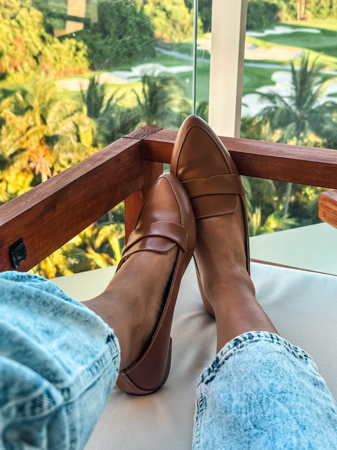 Gia Flats Brown Spain