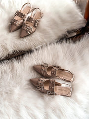 Rocket Iron Nude Flats