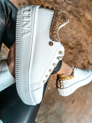 Boston Gold Studs Sneakers