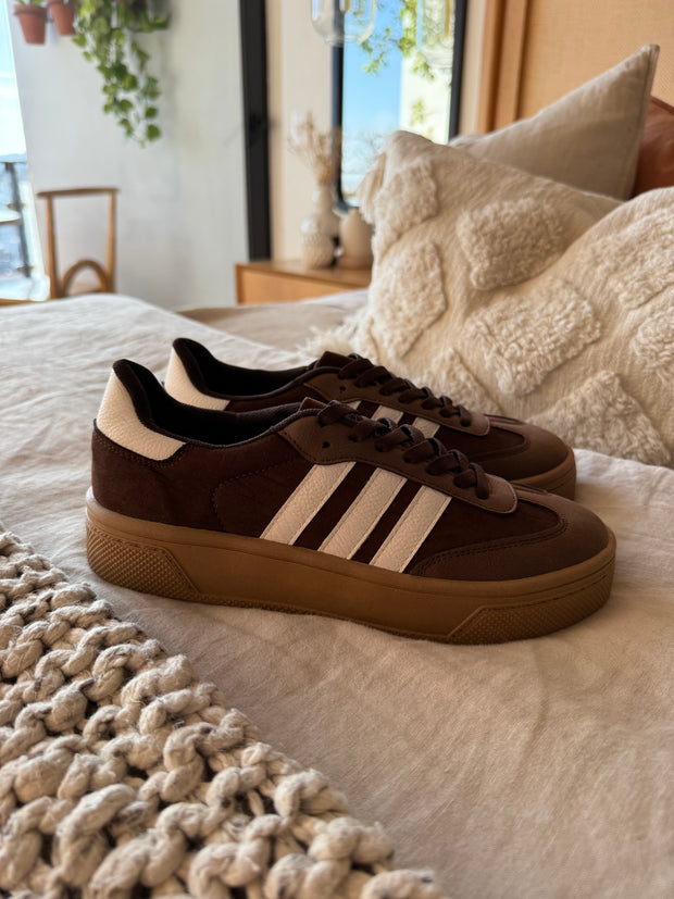 Milan Brown Sneakers