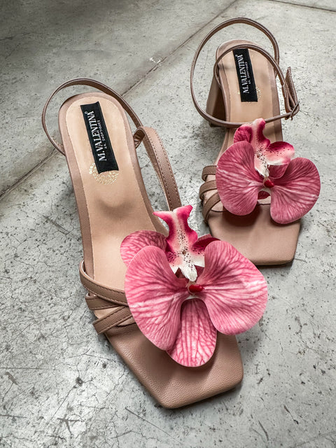 Camila Heels Orquídea Rosa
