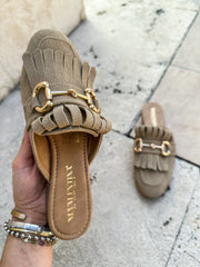 Chicago Gold Hazel Mules